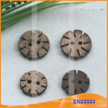 Botones naturales de coco para la ropa BN8096